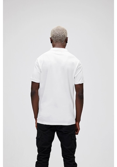 Bad Bear Cord Erkek Beyaz Polo Tişört Beyaz