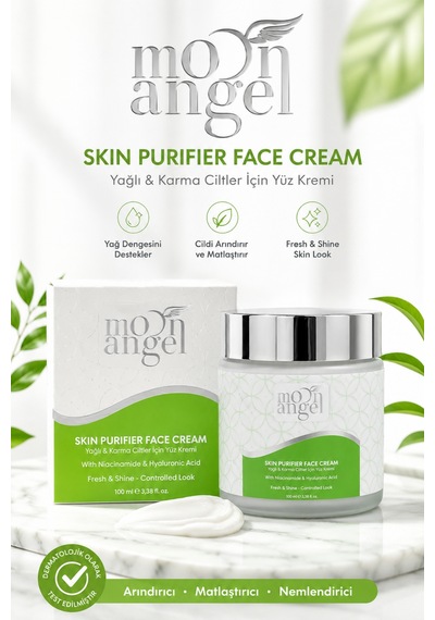Skın Purifier Krem Karma Ve Yağlı Ciltler İçin Yağ Dengeleyici Yüz Kremi Niacinamide & Hyaluronic Acid 100 Ml