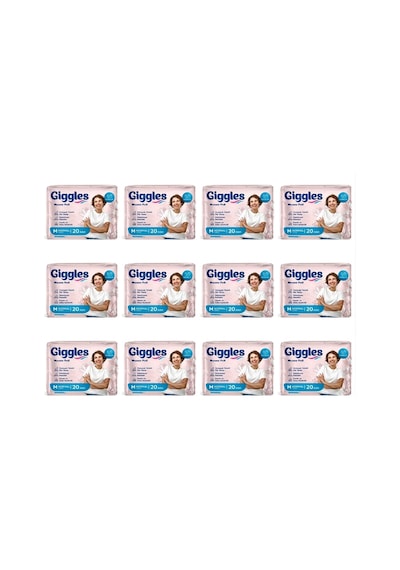 Giggles Kadın Mesane Pedi Medium Bladder Pad 12x20 Paket 240 Adet M