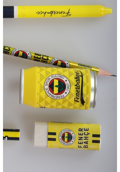 Lisanslı Fenerbahçe 12 Parça Kırtasiye Seti Jel Kalem,pods Kalemtraş,silgi Tepeli Kurşun Kalem Diğer