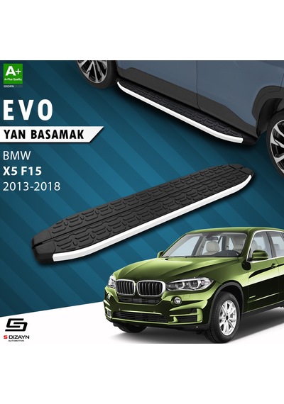 S-dizayn Bmw X5 F15 Evo Aluminyum Yan Basamak 193 Cm 2013-2018 A+ Kalite