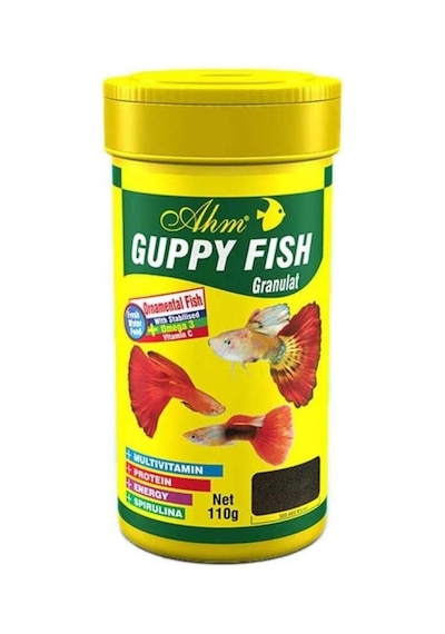 Ahm Guppy Granul Food 250 Ml Balık Yemi
