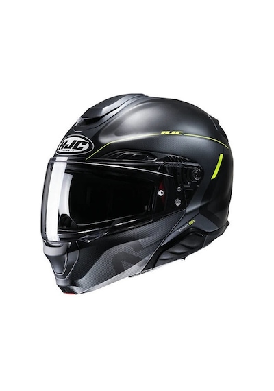 HJC RPHA91 Combust MC3HSF Çene Açılır Motosiklet Kaskı Neon Sarı