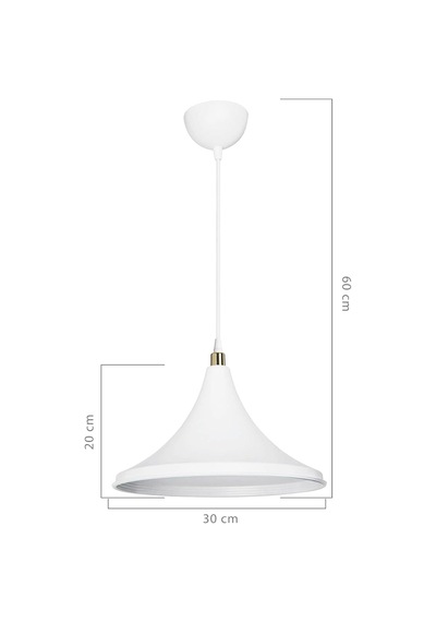 Ag Lightdesign Beyaz Sarkıt Avize Yatak Odası Salon Mutfak Koridor Lamba 17 Agnm14 Sku: Smg8690010192509 Açık Gri