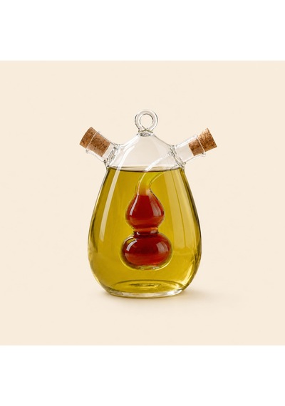 Duo Pear Yağlık Sirkelik - Şeffaf / Açık Kahverengi Çok Renkli