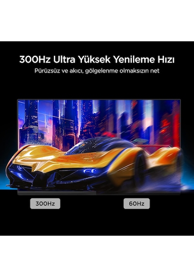 TCL 25G64 Gaming Monitörü 25" 1ms 300hz Fhd Qd-mini Led Fps Oyuncu Monitörü Freesync Premium