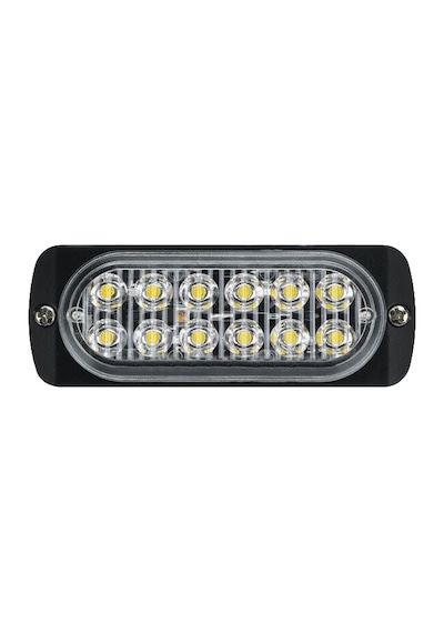 Off Road Çift Sıra Mercekli Led Fonksiyonlu Beyaz 12 Led 12-24v 1 Adet