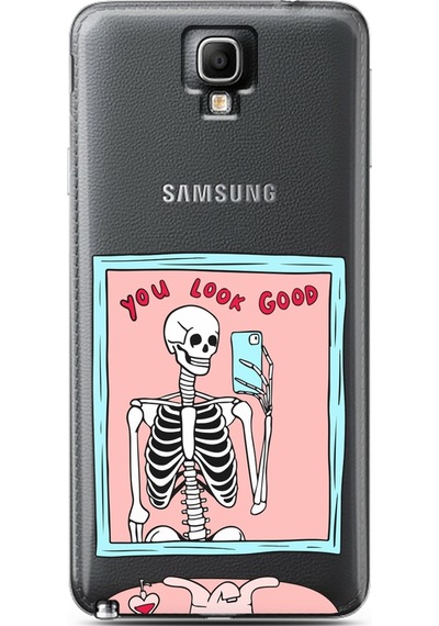 Samsung Uyumlu Note 3 Neo Look Good Tasarımlı Süper Şeffaf Telefon Kılıfı Çok Renkli