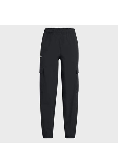 Under Armour Rival Woven Cargo Kız Çocuk Siyah Polo Yaka Tişört