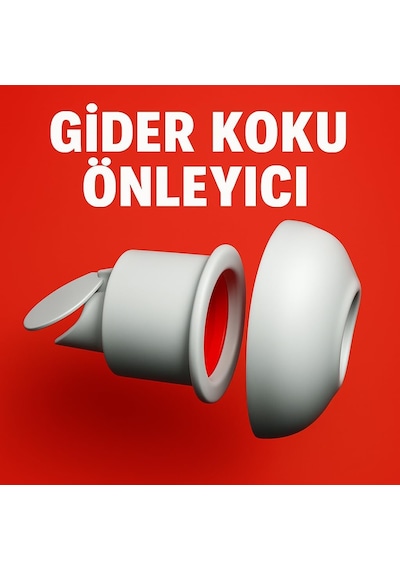 3 Lü Set Koku Yok Çekvalfli Adaptör Conta Lavabo Gideri Koku Ve Geri Akış Önleyici