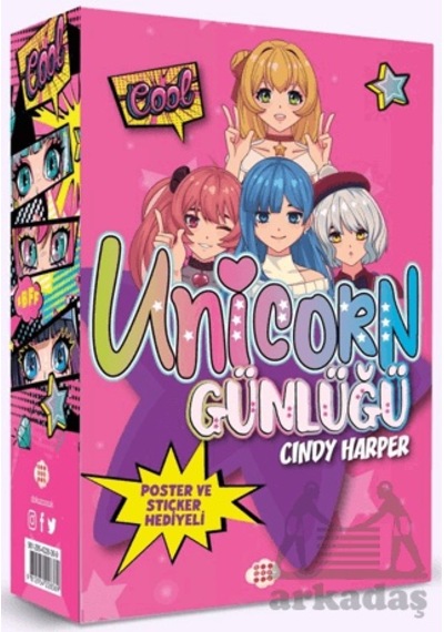 Unicorn Günşüğü Pembe Günlük Dokuz Çocuk