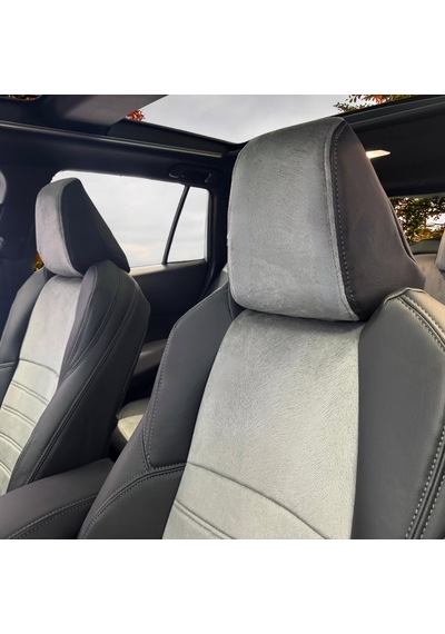 Toyota Corolla Cross Uyumlu Araca Özel Oto Koltuk Kılıfı 158528 Siyah-füme