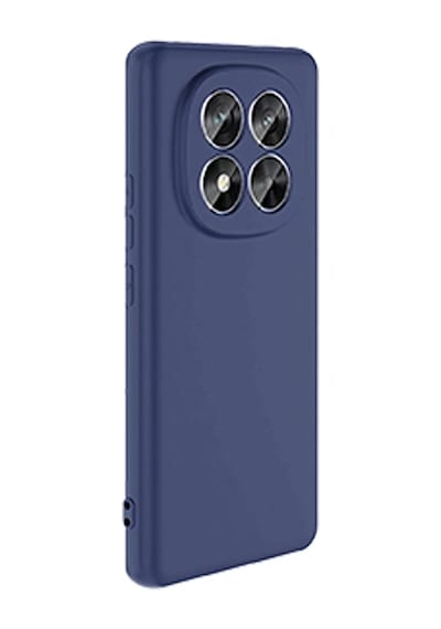 Bezos Redmi Note 14 Pro 5g Uyumlu Kılıf Nano İçi Kadife Silikon - Lacivert Ob