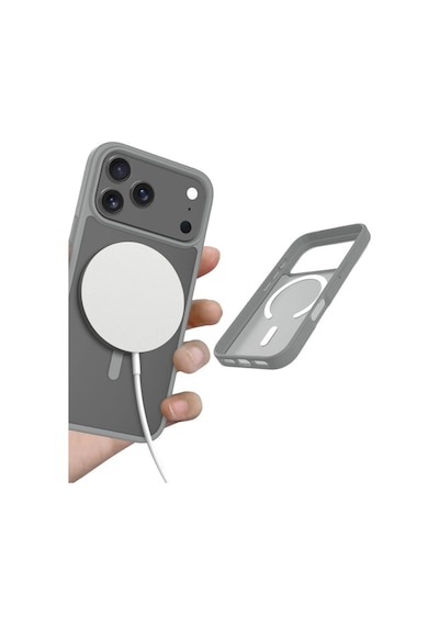 Joko Apple iPhone Uyumlu 17 Pro Max Jota Magsafe Kapak - Titan Gri İtdark47787