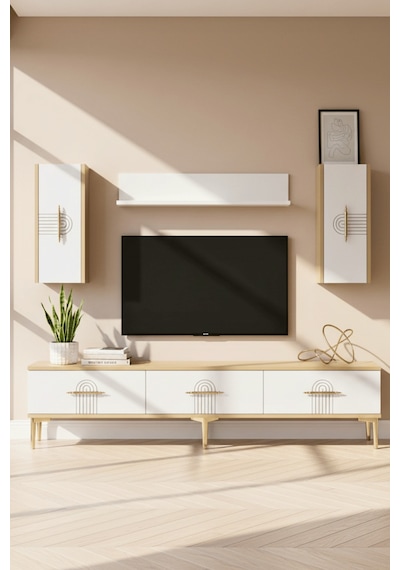 Tvr1815db - İda Tvr180 Ünitesi Takım Safirmeşe - Beyaz 180cm