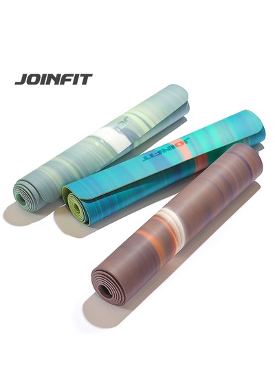 Joinfit Profesyonel Doğal Kauçuk Yoga Matı Desenli 4,5 Mm Yeşil