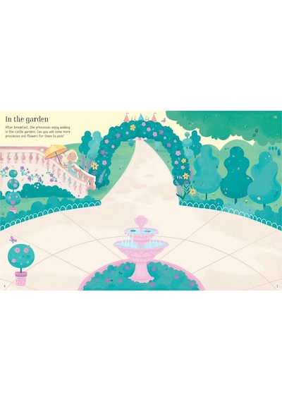 First Sticker Book Princesses (First Sticker Books)- Usborne