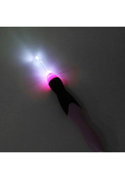 Şarj Edilebilir Led Işıklı 9'u 1 Arada Tığ İğneleri Usb Tığ Kiti