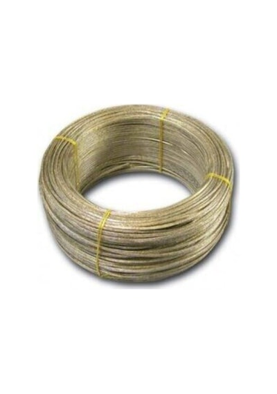 4 Mm 20 Mt Pvc Kaplama Çelik Çamaşır Teli Metal Kahverengi Diğer