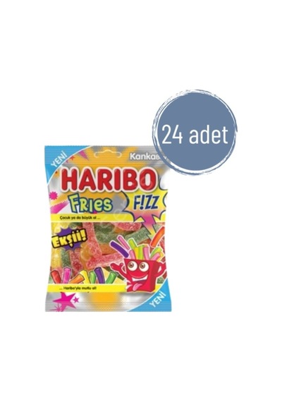 Haribo Fries Ekşi 70 Gr 24 Adet
