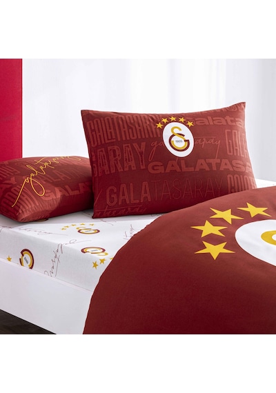 Taç Lisanslı Galatasaray Arma Pamuk Çift Kişilik Nevresim Takımı 000000001000051936 Çok Renkli