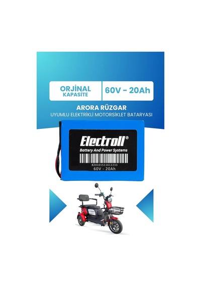 Arora Rüzgar Uyumlu Batarya Lifepo4 60v 20ah