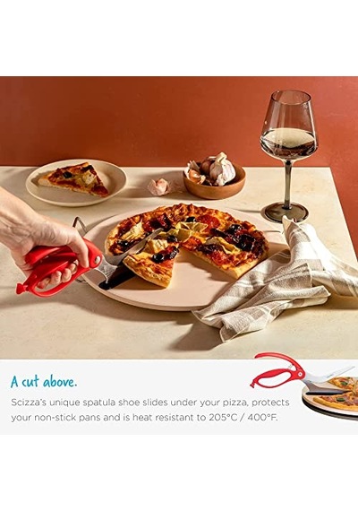 Dreamfarm Scizza Pizza Makası, Kırmızı Diğer