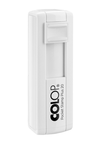 Colop Cep20 Kaşe Beyaz Kasa Mavi Keçe - 14x38mm Renksiz
