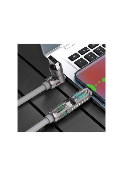 Ic02 4in1 240w Type-c To Type-c, Usb To Lightning, Type-c To Lightning, Gri