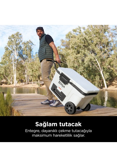 Ninja Frostvault Tekerlekli Cooler 42 Litre - Beyaz