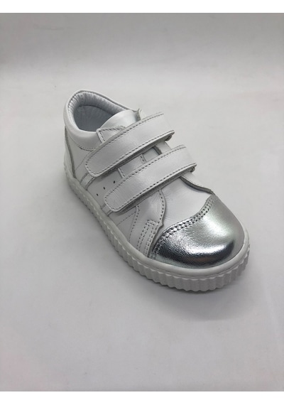 Toddler 0211 Deri Ortopedik Kız Bebe Ayakkabısı 21-25 Beyaz
