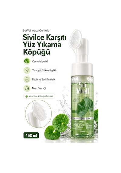 So Well Aqua Centella Sivilce Karşıtı Yüz Yıkama Köpüğü 150 Ml 88846959