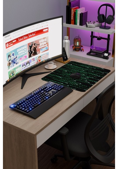 Matrix V3 48x40 Xl Gaming Kauçuk Kaymaz Taban Mouse Pad Fare Altlığı
