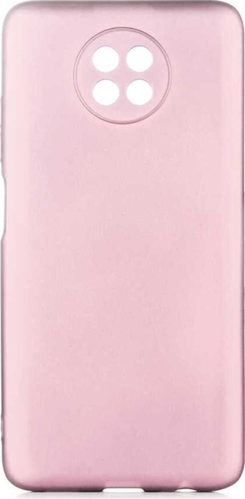 Xiaomi Redmi Note 9 5g Kılıf Zore Premier Silikon Kapak Rose Gold