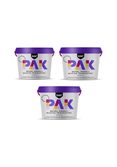 Selsil 3 X 500gr Pak Mucize Temizleyicisi Genel Amaçlı