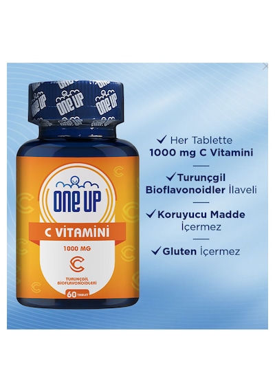 One Up C Vitamini 1000 Mg 60 Tablet Aromasiz