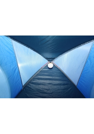 High Peak Monodome Xl Kubbe Çadır, 4 Kişilik Kamp Çadırı, Iglo Ça Beyaz - Kırmızı