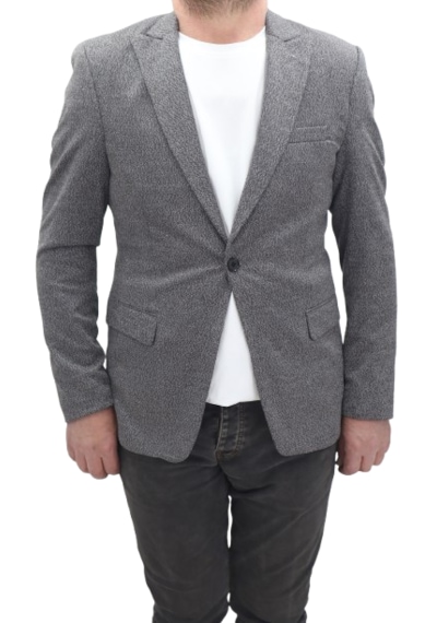 Twenhil Dmctekstil Erkek Ckt-203 Desenli İtalyan Kesim Dar Kalıp Tek Düğme Blazer Ceket Füme Twenhil Dmctekstil Erkek Ckt-203 Desenli İtalyan Kesim Dar Kalıp Tek Düğme Blazer Ceket Füme