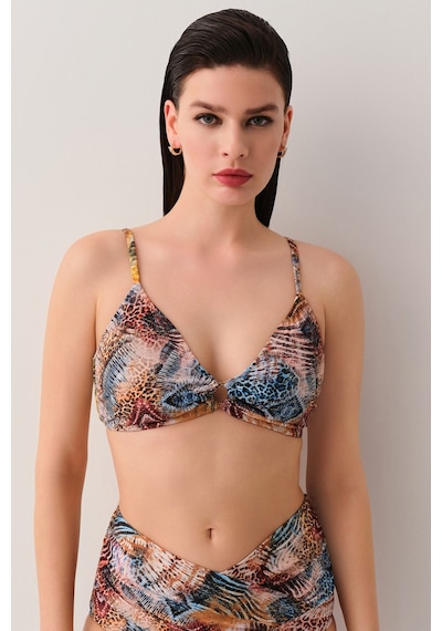 Suwen Freya Üçgen Bikini Üst Sb25315984984 Etnik Desenli