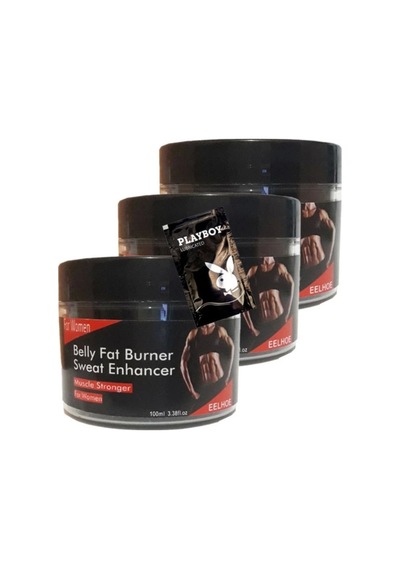 Eelhoe Belly Fat 3 Adet Burner Sweat Enhancer Kadınlara Özel Kremi + 1 Hediye Jel