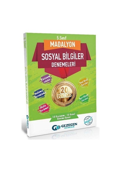 Gezegen 5. Sınıf Sosyal Bilgiler Madalyon 20 Deneme