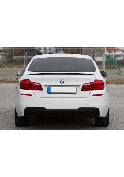 Bmw F10 Bagaj Üstü Spoiler Performans Sitil Boyalı Parlak Siyah