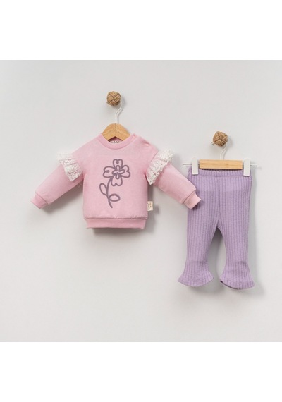 Çakar 6-18 Aylık Süzine Gül 2 Li Takım-8013150 - Pembe Pembe