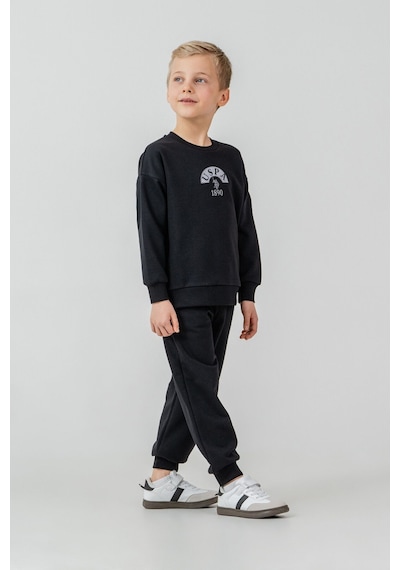 U.S. Polo Assn. Erkek Çocuk Nakışlı Siyah Uzun Kol Eşofman Takımı Us2631-c-v1 Us2631-c-v1