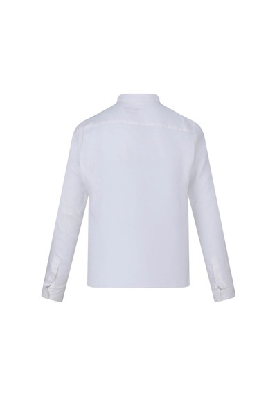 Hatemoğlu Beyaz Comfort Fit 100% Keten Düğmeli Yaka Uzun Kollu Keten Gömlek 35828 4111993 Hatemoğlu Beyaz Comfort Fit 100% Keten Düğmeli Yaka Uzun Kollu Keten Gömlek 35828 4111993