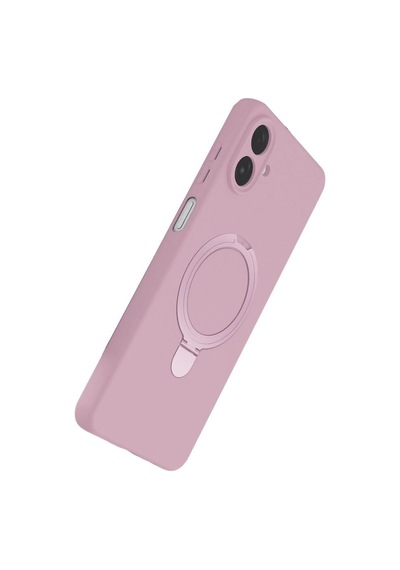 Samsung Galaxy A07 4g Regal Magsafe Standlı Kapak - Açık Pembe