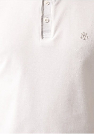 Mavi - Beyaz Polo Tişört 062373-27879 Beyaz