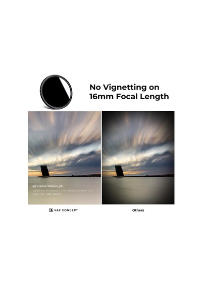 K&f Concept 62mm B-serıes Nd2-nd400 1 İle 9 Stop Nd Filtre