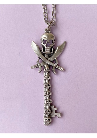 Paytak Moda Kurukafa Skull Anahtar Zincir Kolye Pytkznkly64
