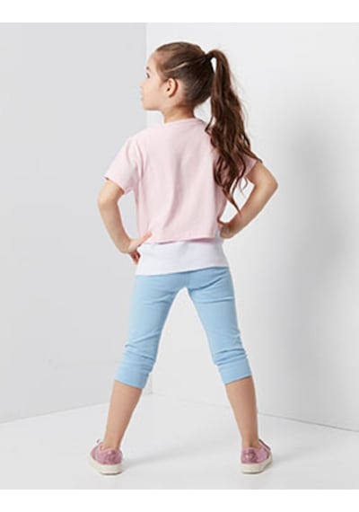 Denokids Life Is Fun Tayt Takım Çok Renkli